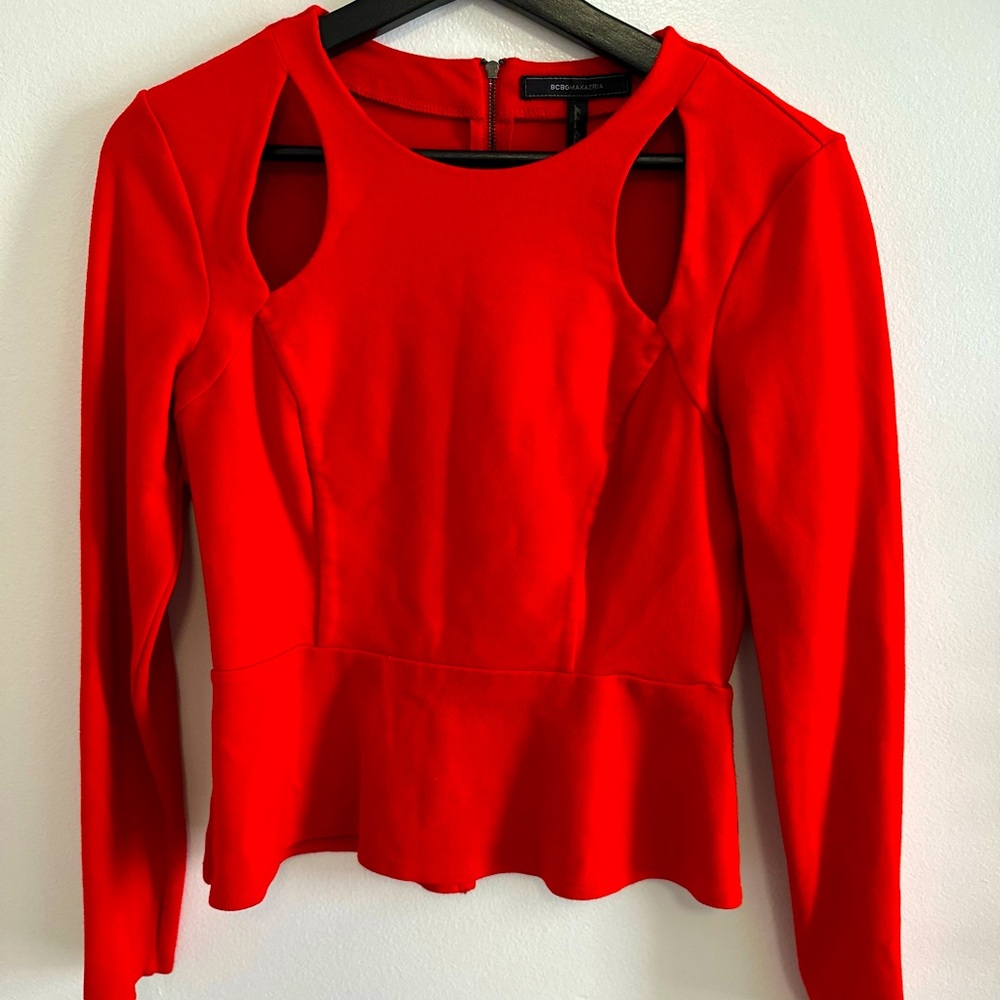 BCBGMAXAZRIA long sleeve blouse